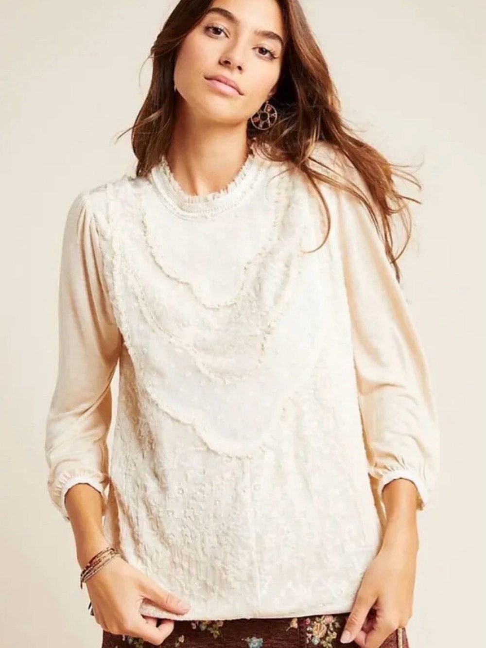 ANTHROPOLOGIE Tiny Finja
Embroidered Blouse M
Romantic Victorian - Picture 2 of 11